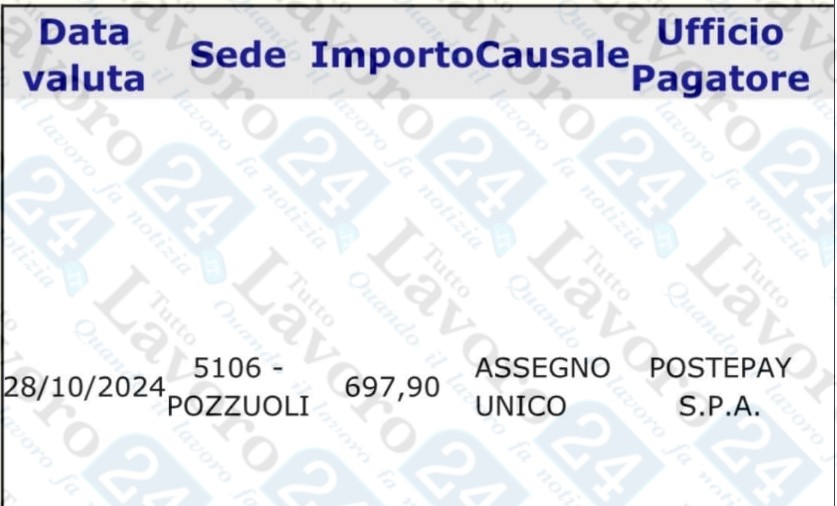 assegno unico