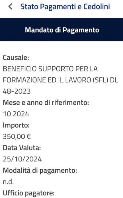 supporto formazione e lavoro ottobre