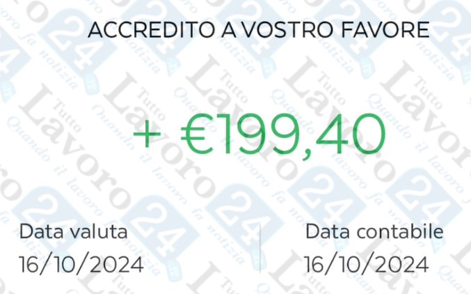 assegno unico bonifico