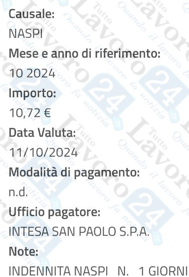 naspi ottobre