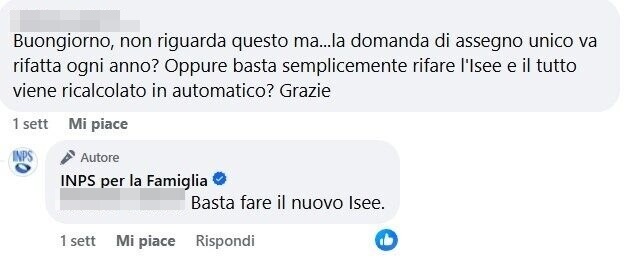 assegno unico 2025 va rifatta la domanda