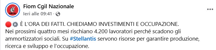 metalmeccanici licenziamento