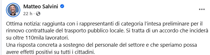 post matteo salvini