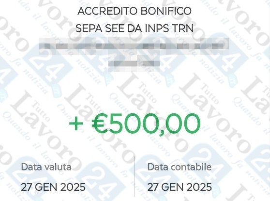 bonifico supporto formazione e lavoro