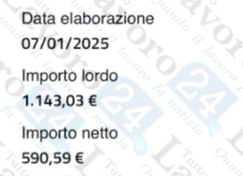 conguagli naspi gennaio 2025