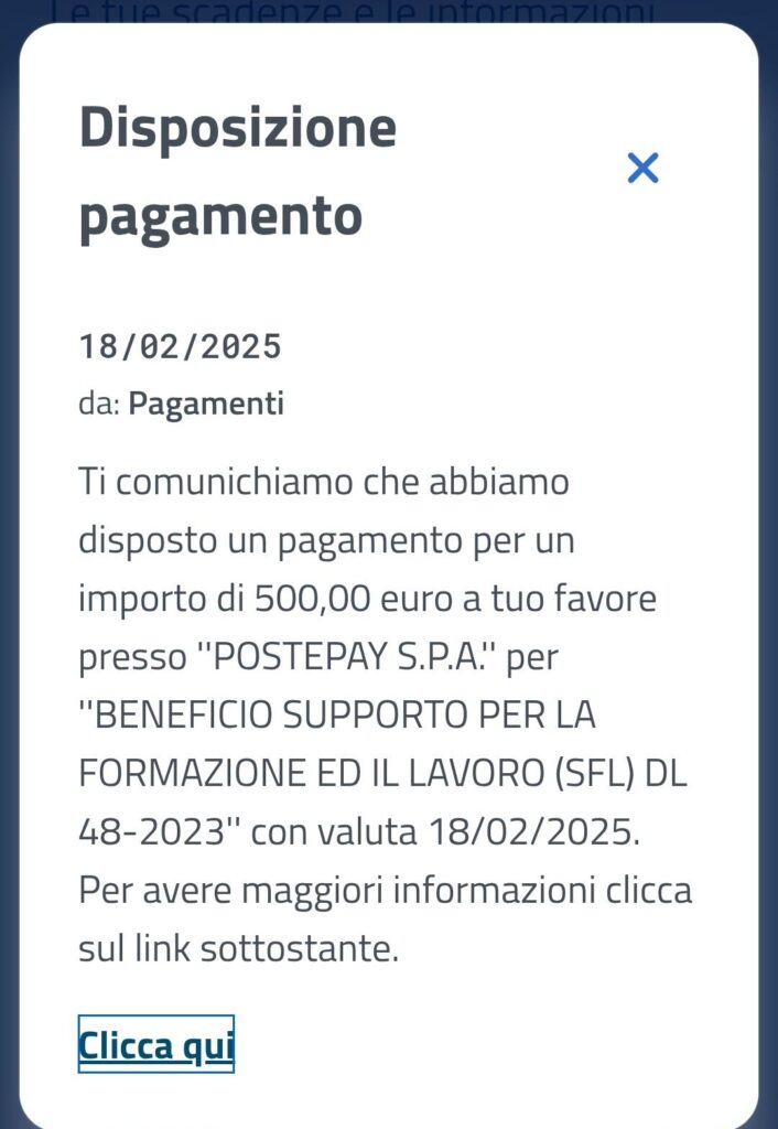 supporto formazione e lavoro febbraio