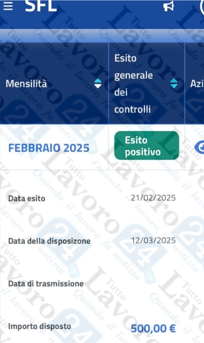 arretrati supporto formazione e lavoro