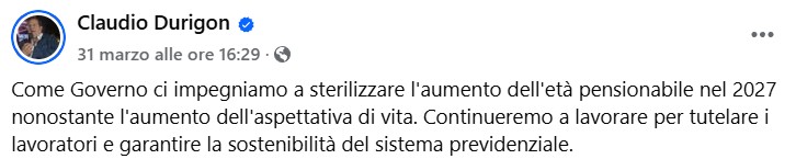 pensioni durigon