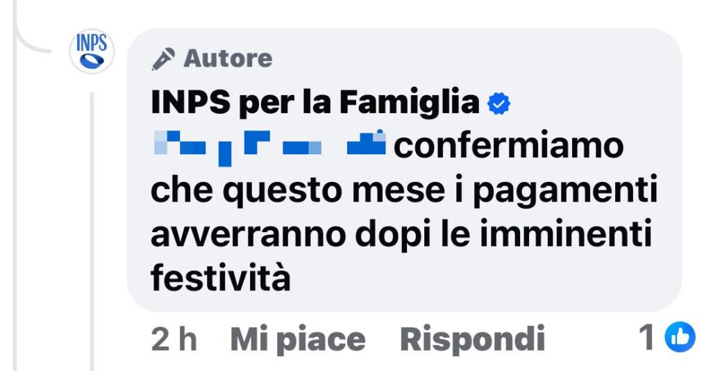 assegno unico aprile