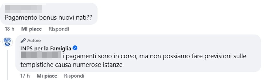 bonus nuovi nati