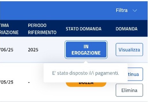 bonus nuovi nati in erogazione