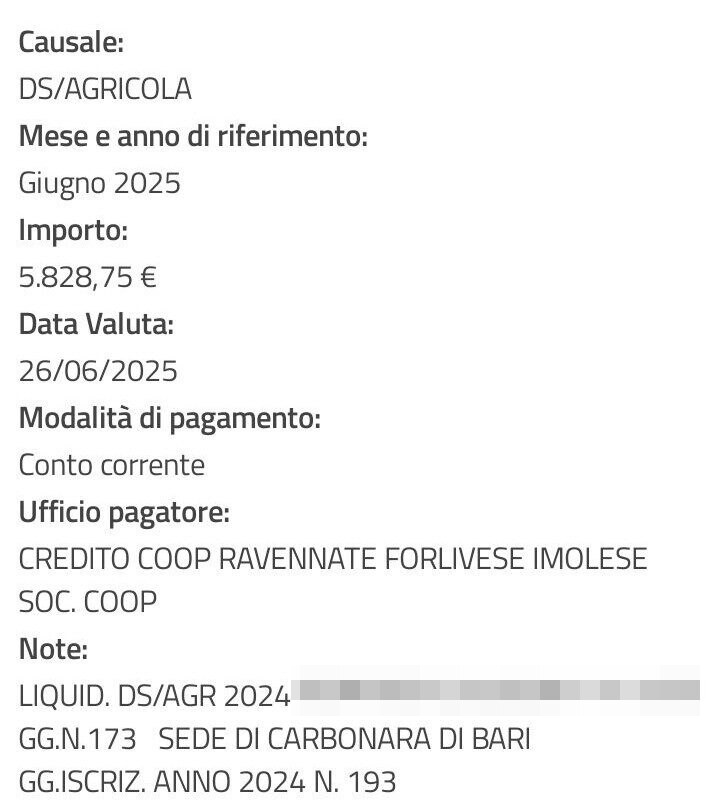 disoccupazione agricola 2025
