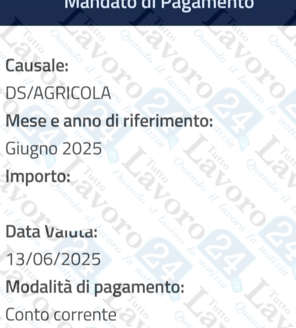 disoccupazione agricola 2025