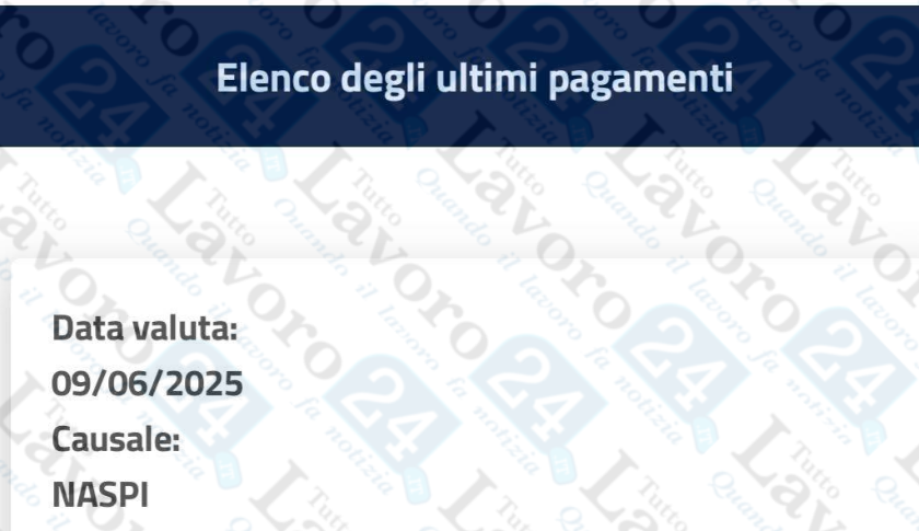 naspi 9 giugno