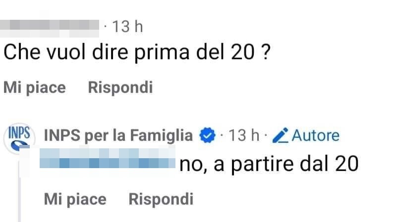 assegno unico luglio