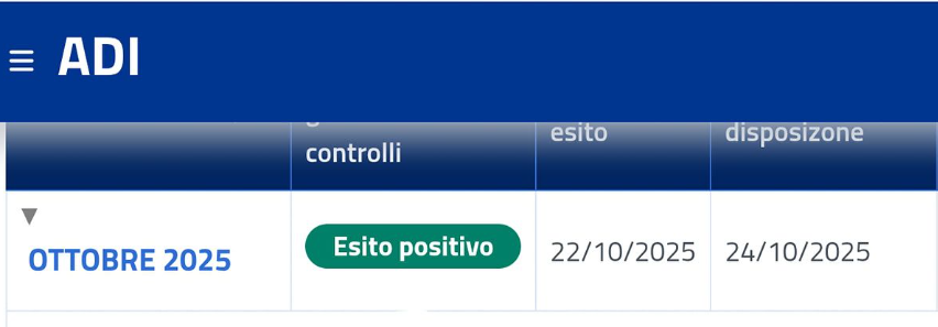 assegno di inclusione ottobre