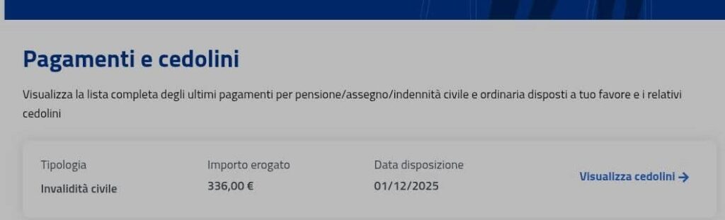 pensione dicembre cedolino