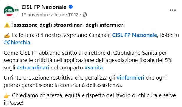 infermieri straordinari