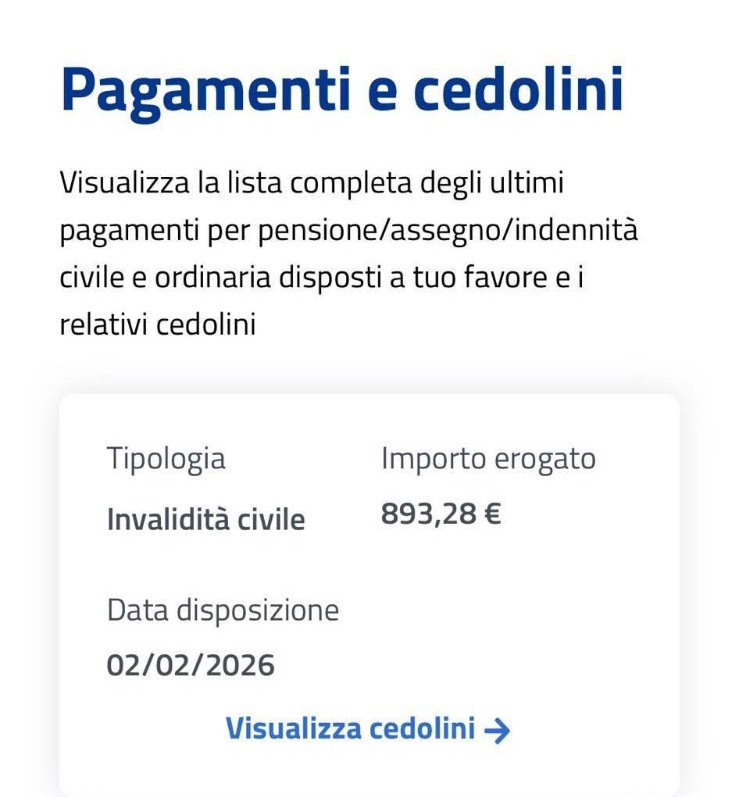 pensione febbraio 2026