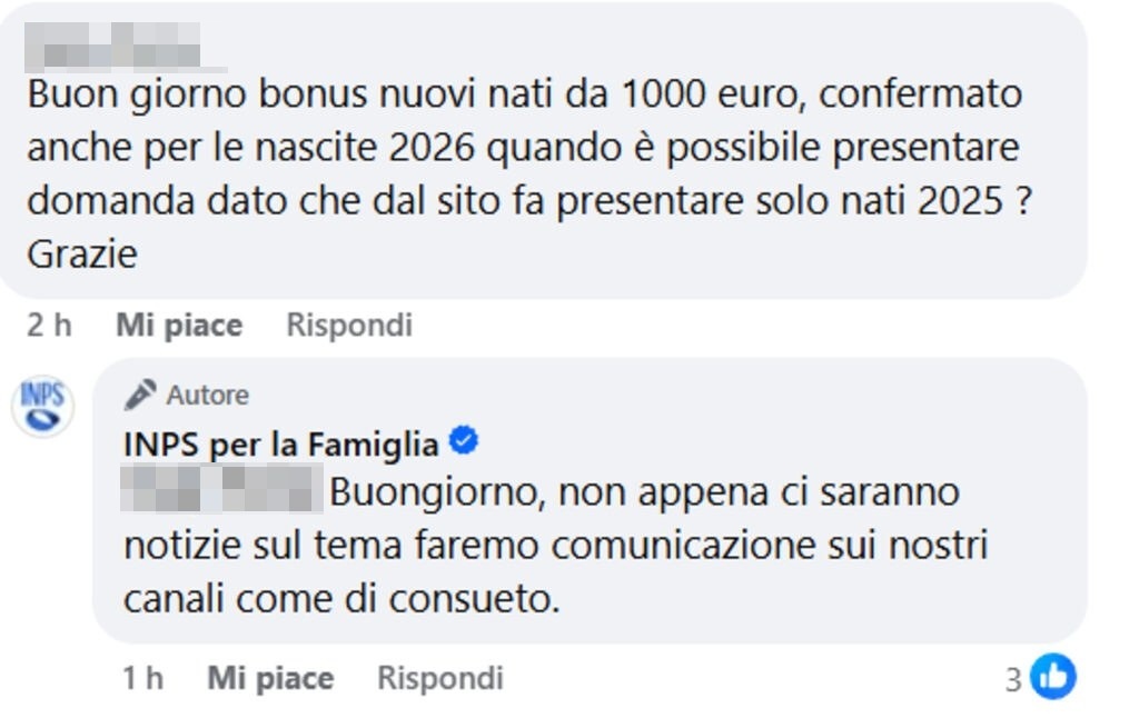 bonus nuovi nati 2026