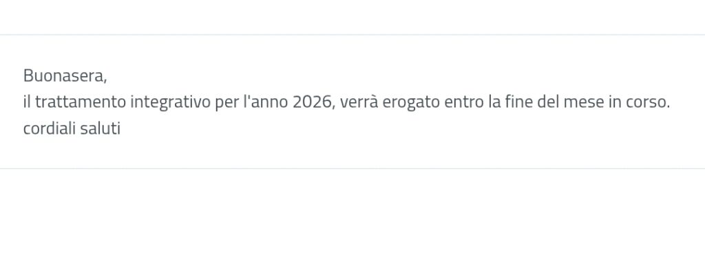 trattamento integrativo