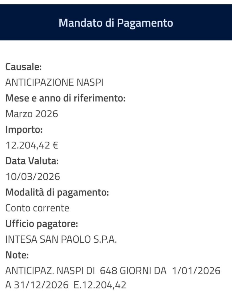 naspi marzo