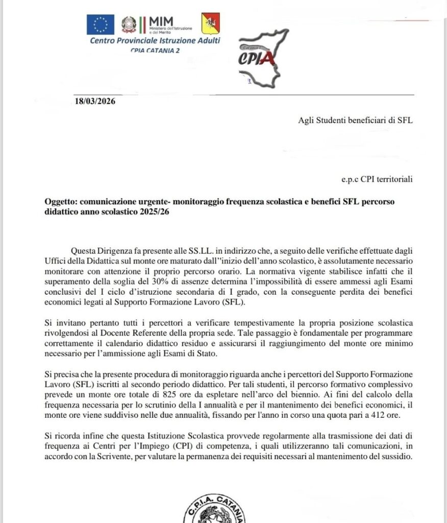 bonus 500 euro sfl frequenza minima