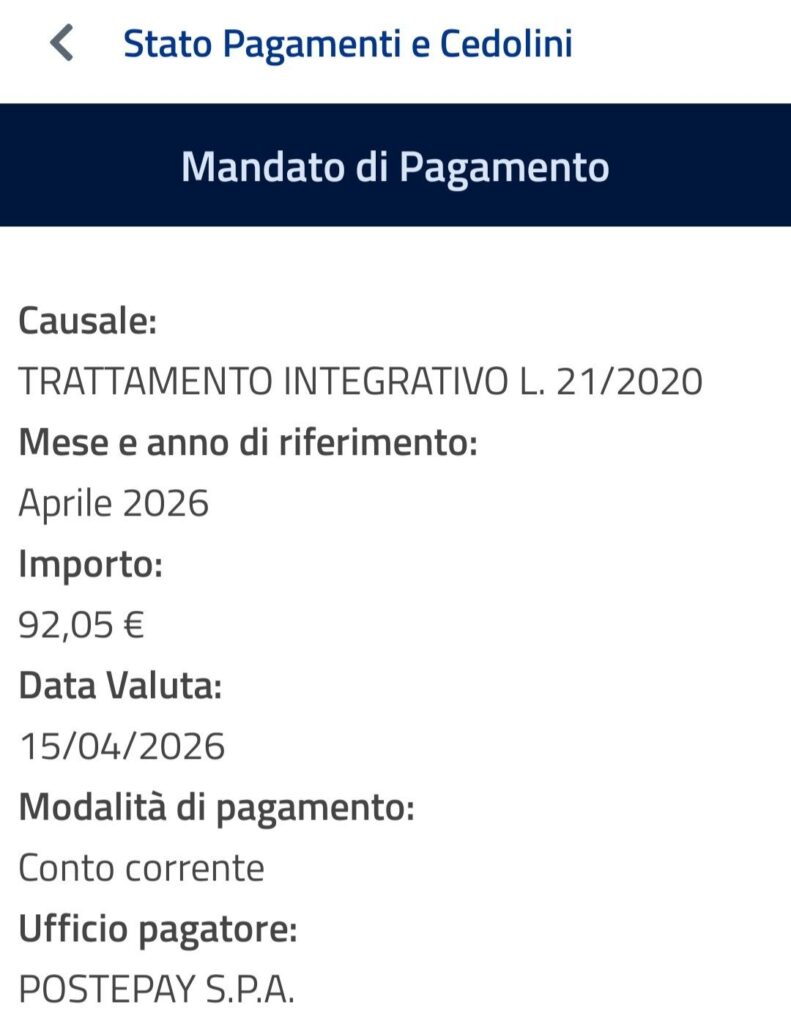 trattamento integrativo aprile