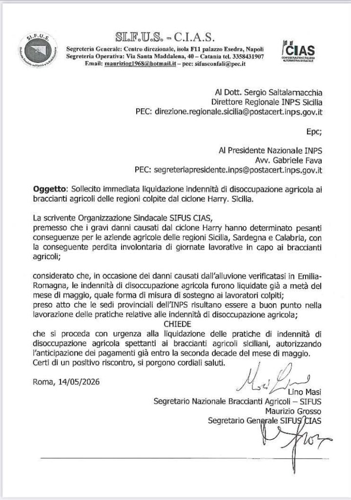 richiesta anticipo disoccupazione agricola