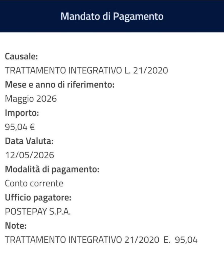 bonus 100 euro inps