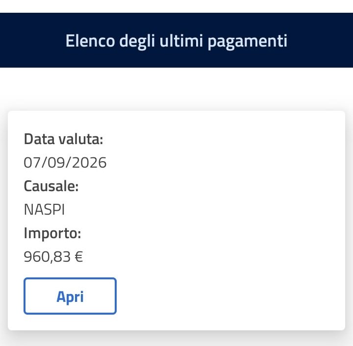 naspi settembre pagamento