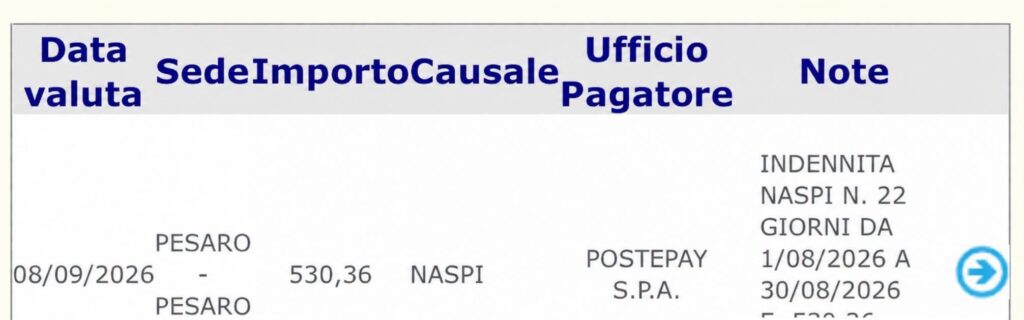 naspi settembre